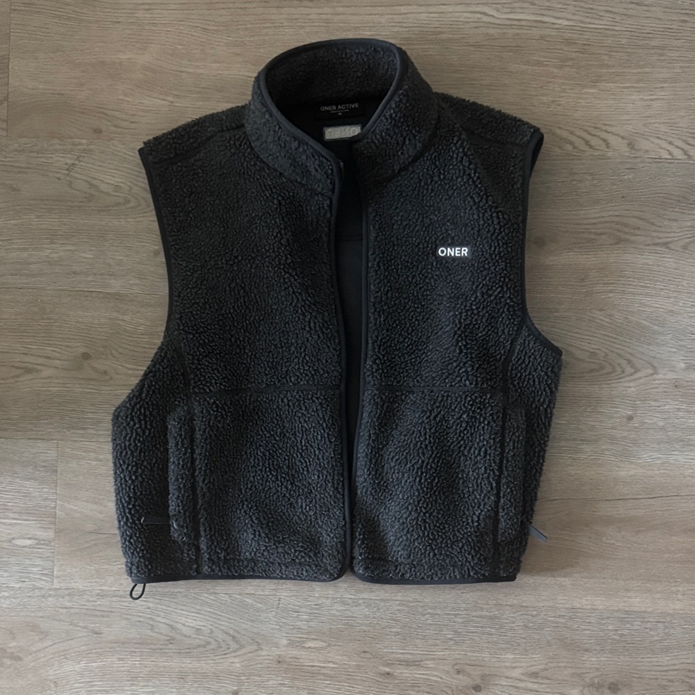 ONER Charcoal Gray Fleece Vest